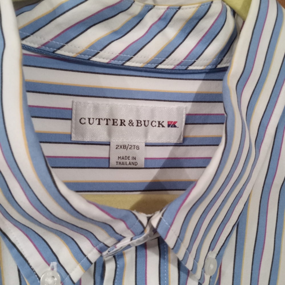Cutter & Buck Mens Button T-Shirt - Picture 10 of 14